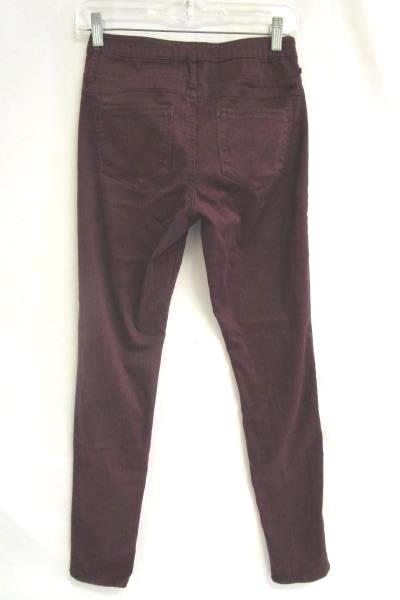 Skinny Jeans No Boundaries Dark Wine Cotton Blend Women's Teen Size 7