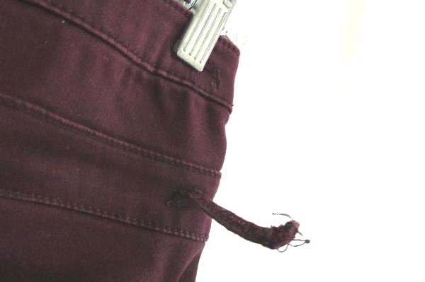 Skinny Jeans No Boundaries Dark Wine Cotton Blend Women's Teen Size 7