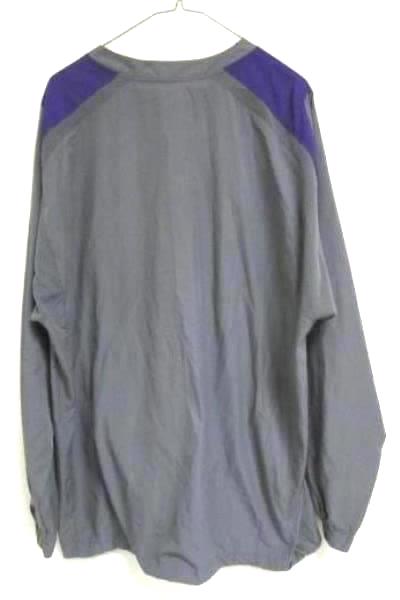 Nike Men's Size Medium Windbreaker Storm Fit Grey Purple Mesh Polyester Tags