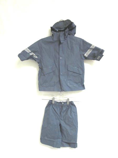 Set Of Rain Gear REI Greyish-Blue Easy Fasten Coat And Bottoms Youth Size 12 MOS