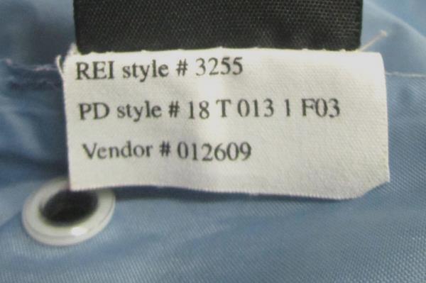 Set Of Rain Gear REI Greyish-Blue Easy Fasten Coat And Bottoms Youth Size 12 MOS