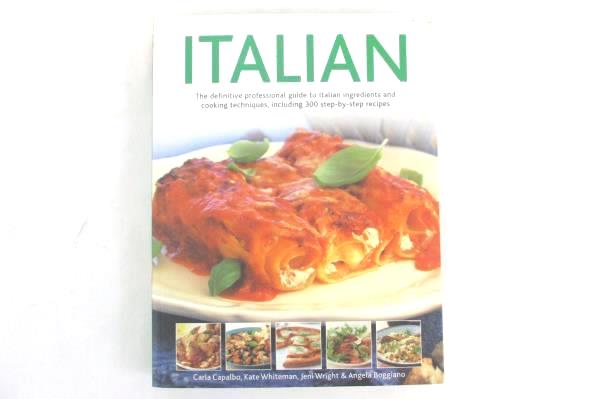 Professional Italian Cookbook by Capalbo, Whiteman, Wright, & Boggiano 2009 PB