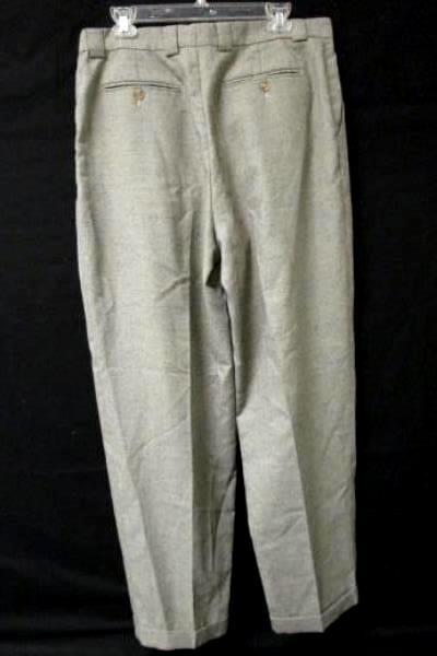 Men's Dress Pants By Perry Ellis Grey w/ Black Spots Original Fit Size 36/30