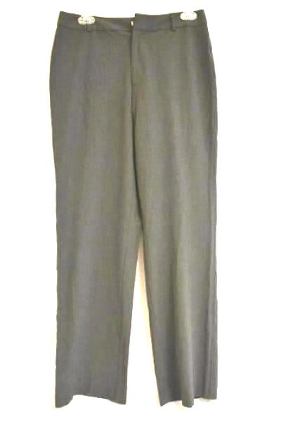 Business Slacks Old Navy Stretch Dark Grey/Pleated Rayon Blend Women's Size 8
