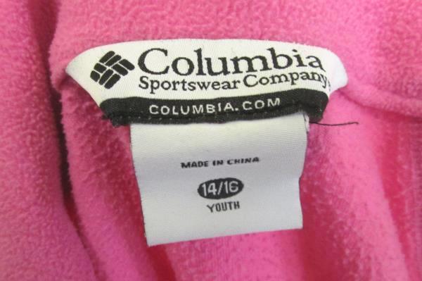 Pink Sports Coat By Columbia Sportswear Company 14/16 Girls Youth