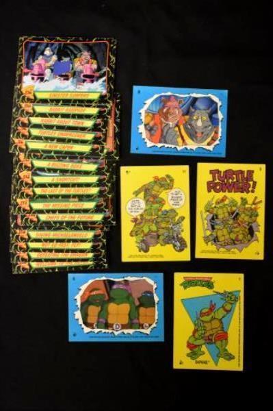 Lot Of 2nd Series Teenage Mutant Ninja Turtle Cards And TMNT Sticker Cards