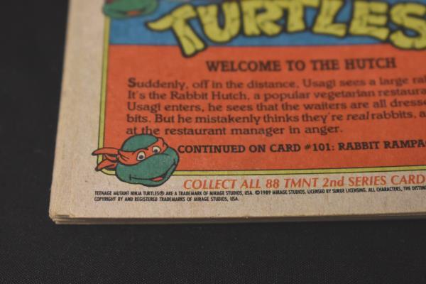 Lot Of 2nd Series Teenage Mutant Ninja Turtle Cards And TMNT Sticker Cards