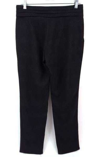 ELLA MOSS "Serena" Pant Black Textured Crepe Slim Leg Sz XS NWT $178