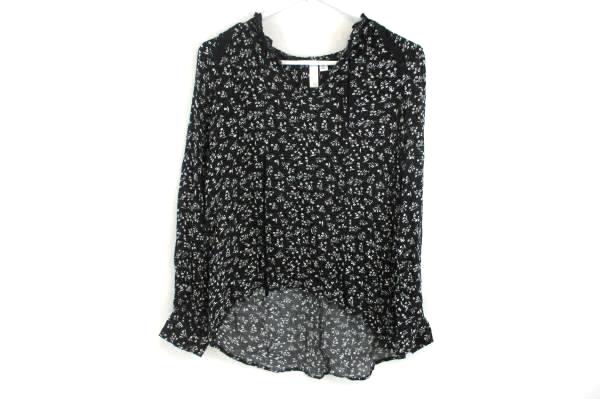 BP Floral Long Sleeve Boho Top Women's Size Small