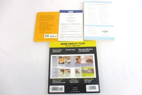 Lot of 4 How To Books: Worst-Case Scenario House-Hold Hints Handy Tips Tiling