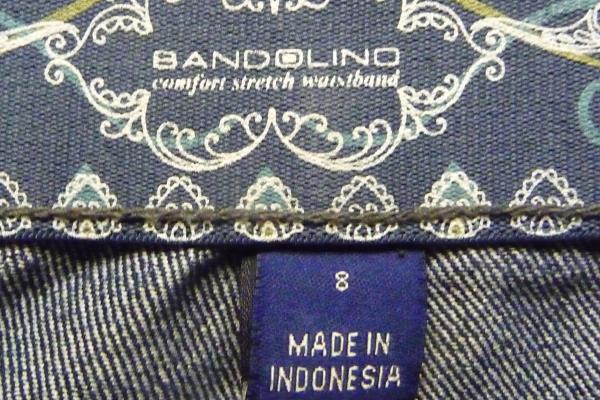 Bandolino Womens Jeans Sz 8 Missy Comfort Stretch Waistband Dark Wash Straight