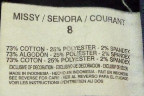 Bandolino Womens Jeans Sz 8 Missy Comfort Stretch Waistband Dark Wash Straight