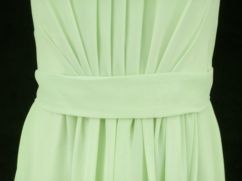 Green Chiffon Halter Dress Formal Bridesmaid Princess Tiana Cosplay Women's Sz 8