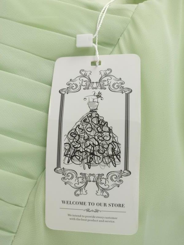 Green Chiffon Halter Dress Formal Bridesmaid Princess Tiana Cosplay Women's Sz 8