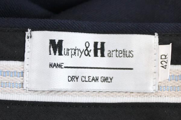 Murphy & Hartelius Pants Slacks Trouser Navy Blue Dress Career Size 42 R