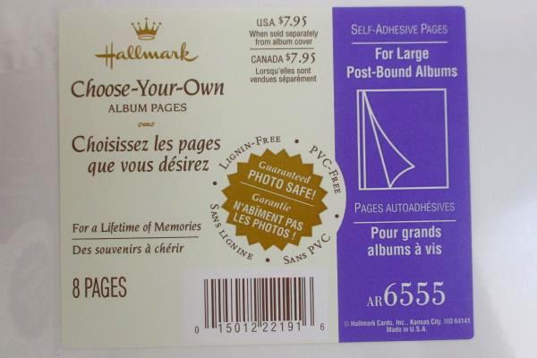 Hallmark Album Choose Your Own Album Pages Scrapbook Grandchild New