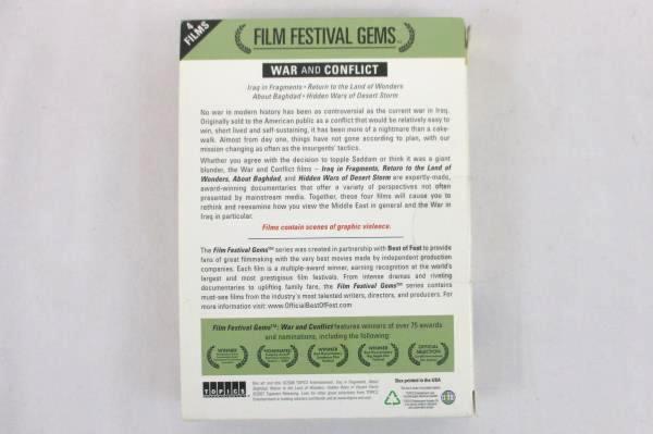 Film Festival Gems War and Conflict 4 DVD Box Set 4 Documentary Films Gulf Wars