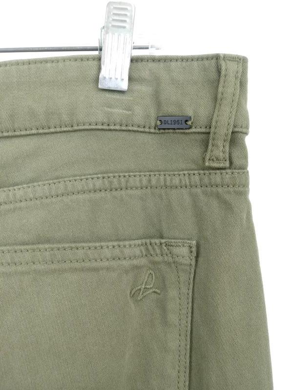 DL1961 Jeans Azalea Relaxed Skinny X Twill Sprint Green Sz 30 NWT $178