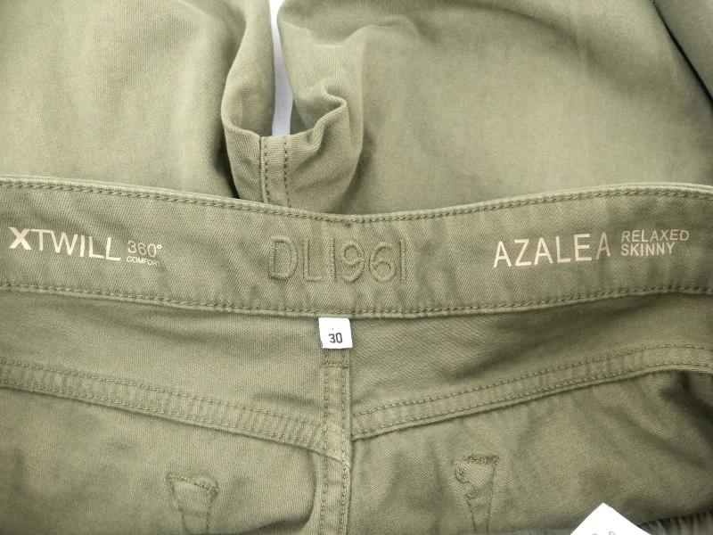 DL1961 Jeans Azalea Relaxed Skinny X Twill Sprint Green Sz 30 NWT $178