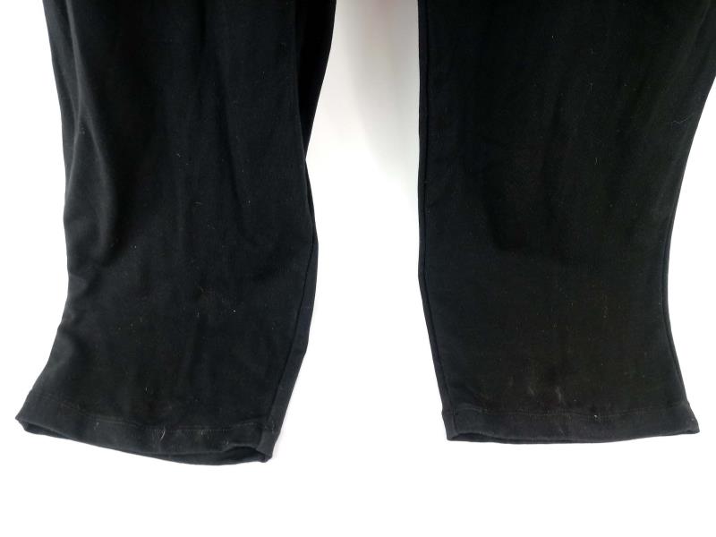 TART "Cosette" Jumpsuit Cap Sleeve Black Jersey Mesh Straight Leg Women Sz M NWT