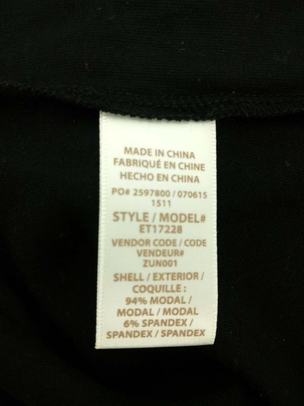 ELLA MOSS "Bella" Drape Tank Black Asymmetrical Side Slit Sz M NWT $98