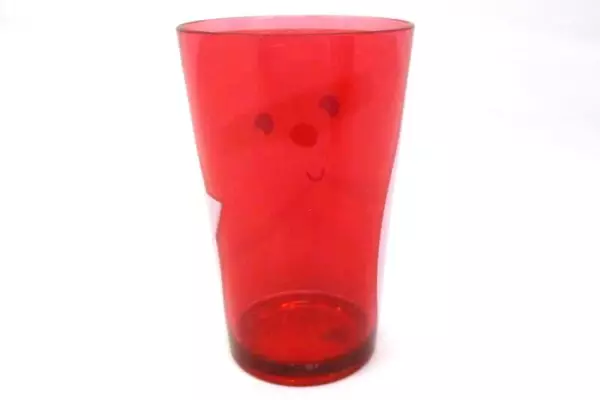 Four Red Plastic Santa Glasses From Target Four Inches Year 2013
