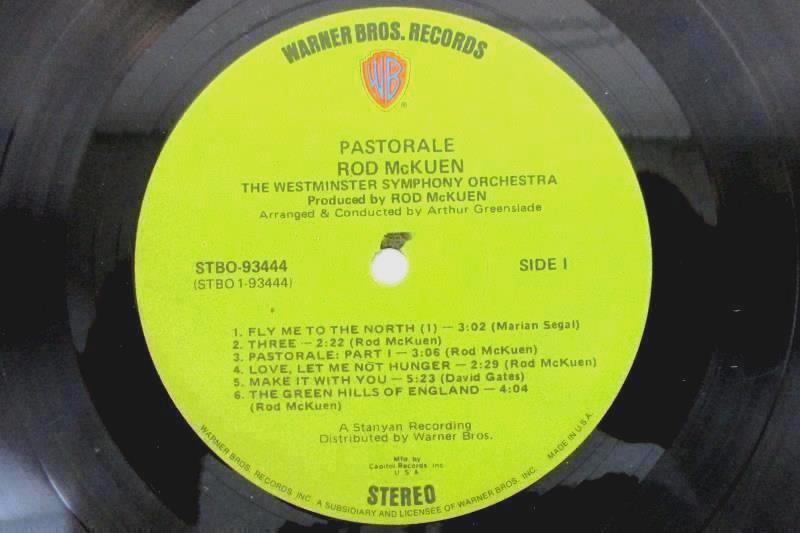 Rod McKuen - Pastorale 1971 2 Record Set w/ Booklet 12" Vinyl 33 RPM LP