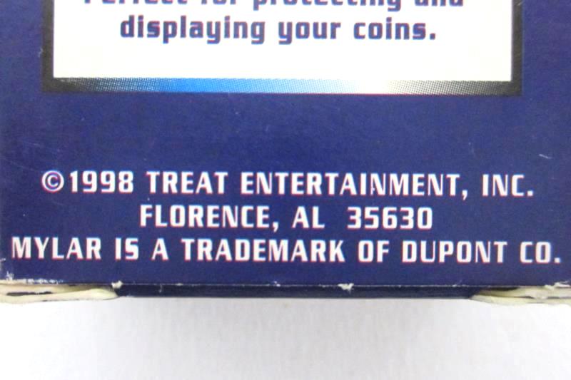 Pack of 17 Vintage ANCO Mylar Lined Dollar Coin Holders Opened / Partial