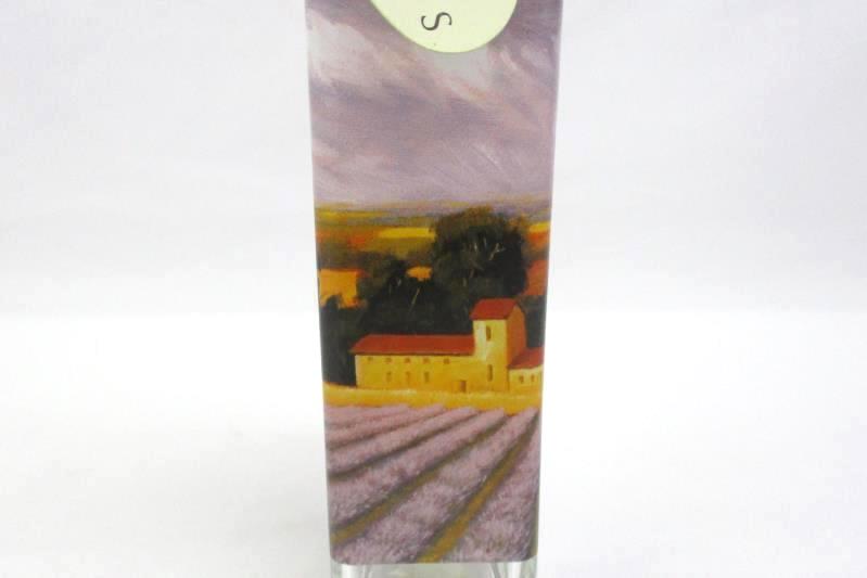 2003 Cypress Home 16 Ounce Glass Tuscany Lavender Field Oil Or Vinegar Bottle