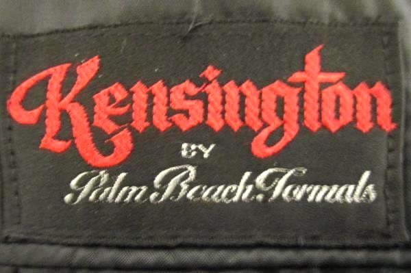 Suit Jacket Palm Beach Formals Kensington Style Black Men's Size 46 Regular