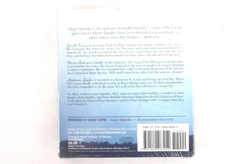 Hope Springs Brilliance Audiobook Compact 9 Disc Set Unabridged Kim Cash Tate