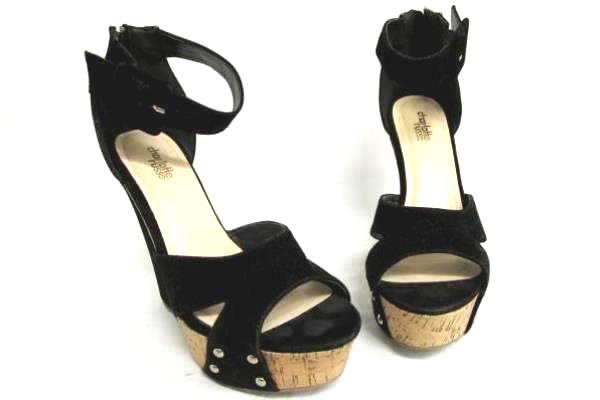 Black High Heel Shoes By Charlotte Russe Women's Size 8