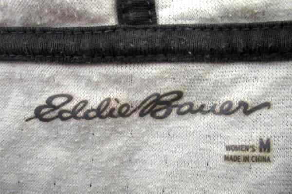 Hooded Sweatshirt By Eddie Bauer Grey Women's Size M