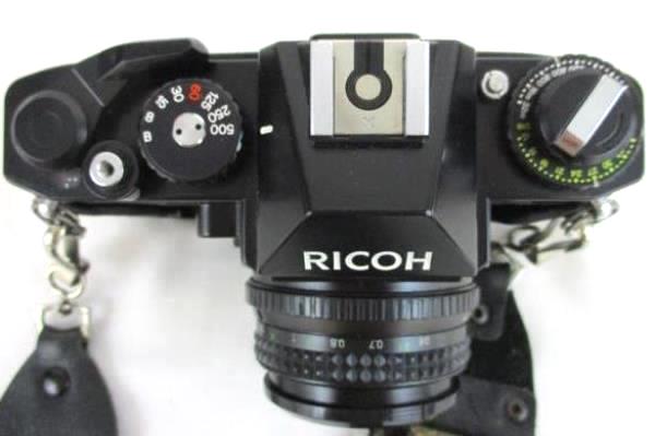 Vtg RICOH XR 500 Camera in Case Ctrap w/ Rikenon 45mm f/2 & Avigon Zoom 80-200
