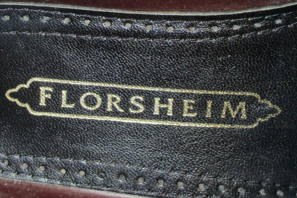 Dress Shoes Florsheim Brown Wing Tip Tassel Men's Size 71/2 Comes W/ Shoe Horns