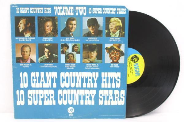 10 GIANT COUNTRY HITS 10 SUPER COUNTRY STARS Volume 1 & 2 Vinyl LP Record Set