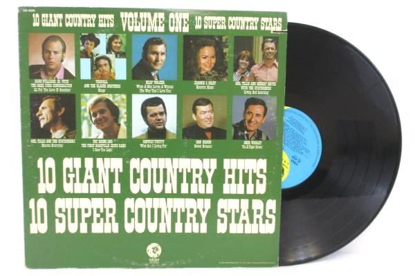 10 GIANT COUNTRY HITS 10 SUPER COUNTRY STARS Volume 1 & 2 Vinyl LP Record Set