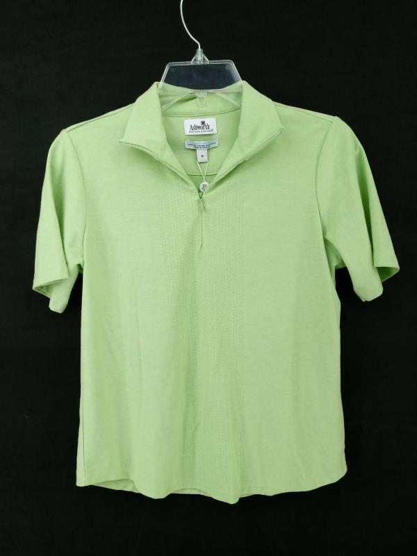 NWT Ashworth Weather Systems Shirt Sport Golf Dry-Tech Green New Men's SMALL