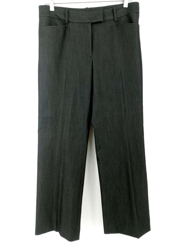 TAHARI Arthur Levine Dark Gray Trouser Dress Pant Career Women Size 6P