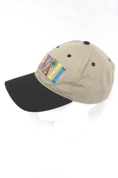 Hawaii Souvenir Hat Hawaiian Headwear Snap Back Cap Multicolored Adjustable