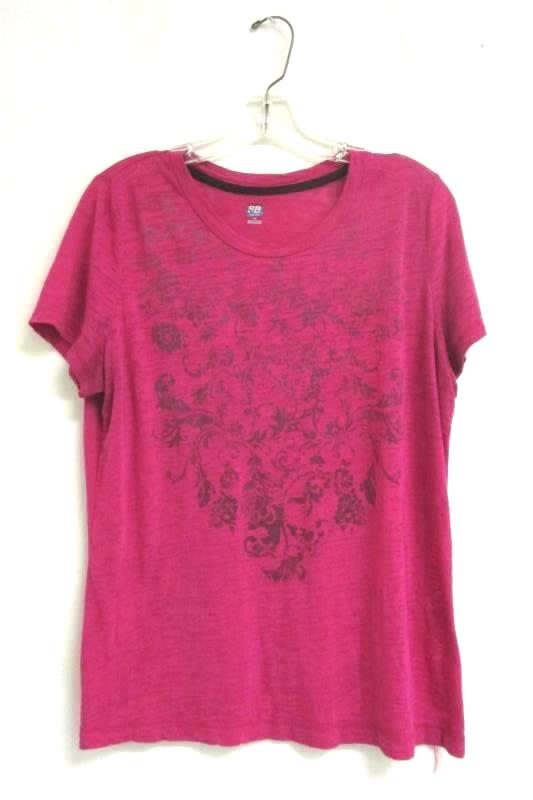 SB Active Pink Short Sleeved Women's Size Large Patterned Shirt
