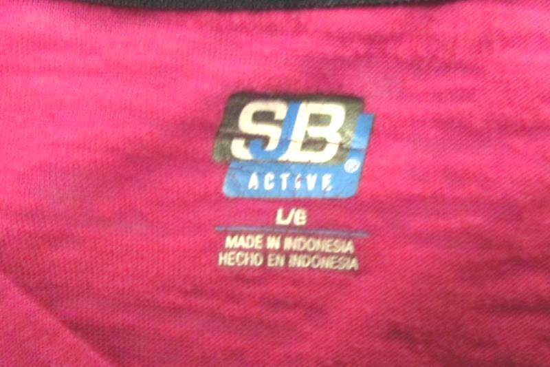SB Active Pink Short Sleeved Women's Size Large Patterned Shirt