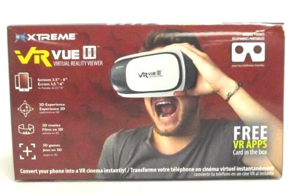 Xtreme VR Vue II Virtual Reality Viewer for 3.5" - 6" Smarphones XSX5-1008-BLK