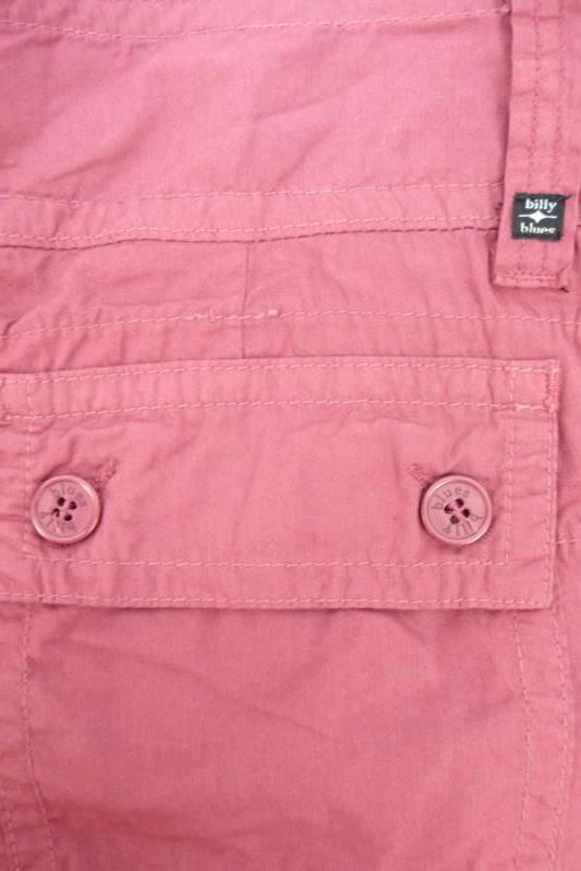 Billy Blues Women's Wide Leg Burgundy Red Capri Cropped Pants Size 0