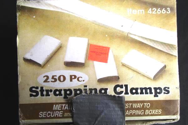 Box Of 250 Piece Strapping Clamps Harbor Freight Tools #42663