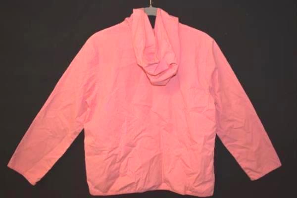 Women ERIKA Pink Jacket Size Petite Small Full Zip Hood 100% Cotton