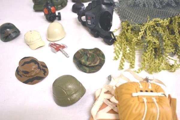 Lot Of Multi-Colored Misc. Hats And Outfits For 12" Action Figures