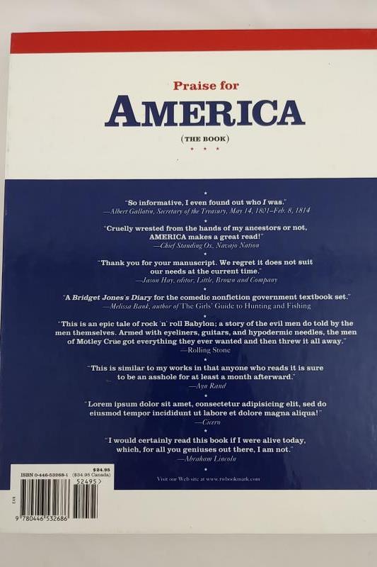 America (The Book) by Jon Stewart & The Writers of the Daily Show 2004 Hardcover