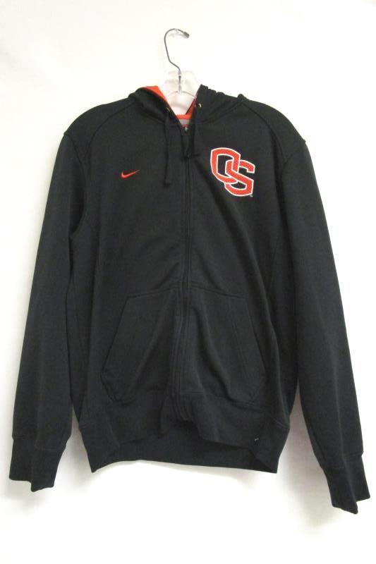 Oregon State OSU Beavers Nike Therma Fit Unisex Black Full Zip Hoodie Size S