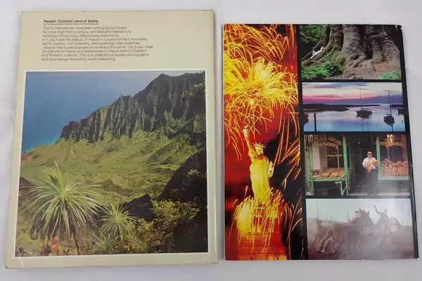 2 Pictorial Books Sunset Beautiful Hawaii Life Looks At America The Beautiful